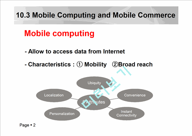 10.3 Mobile Computing and Mobile Commerce   (2 )